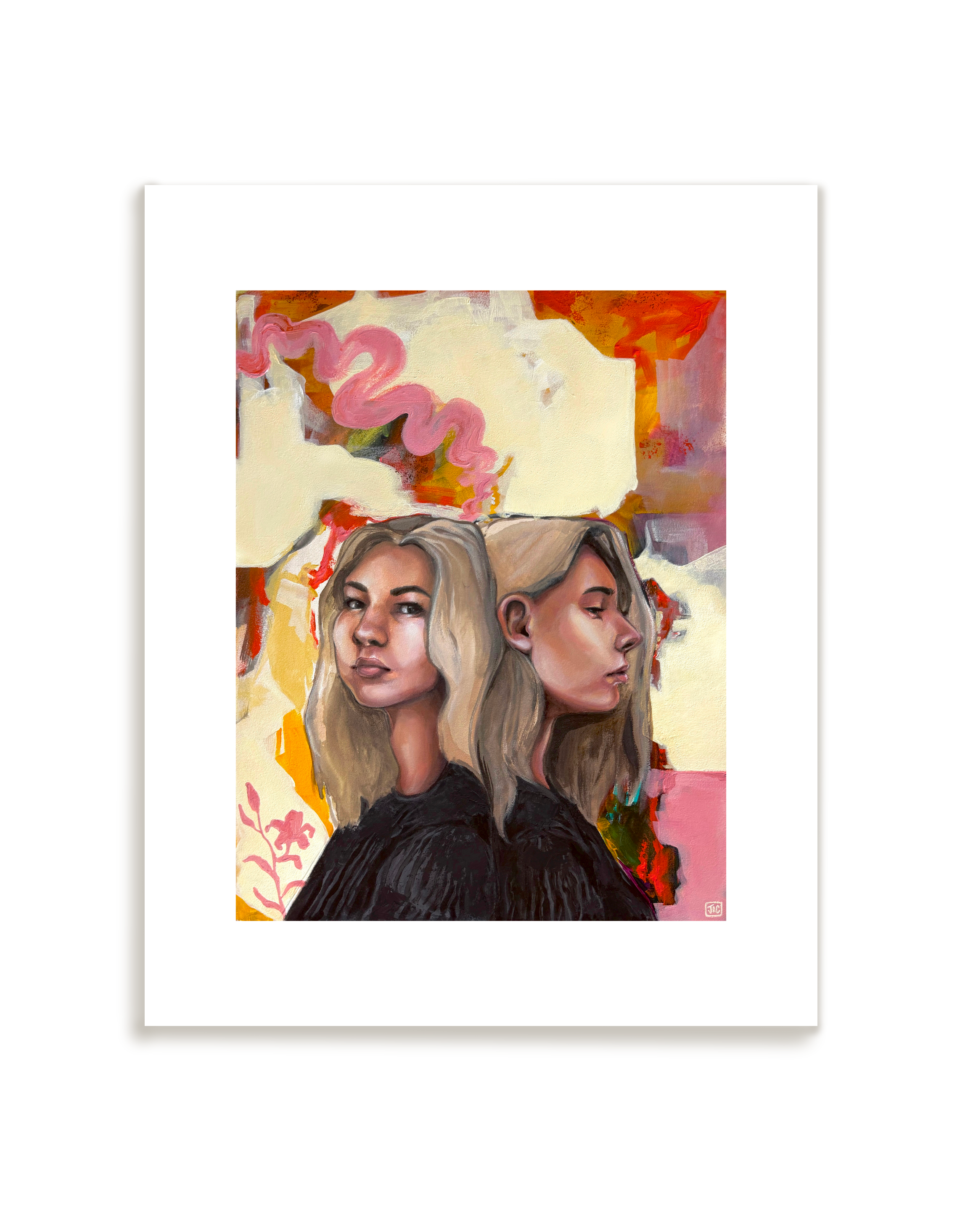 "Right Behind You" Fine Art Print