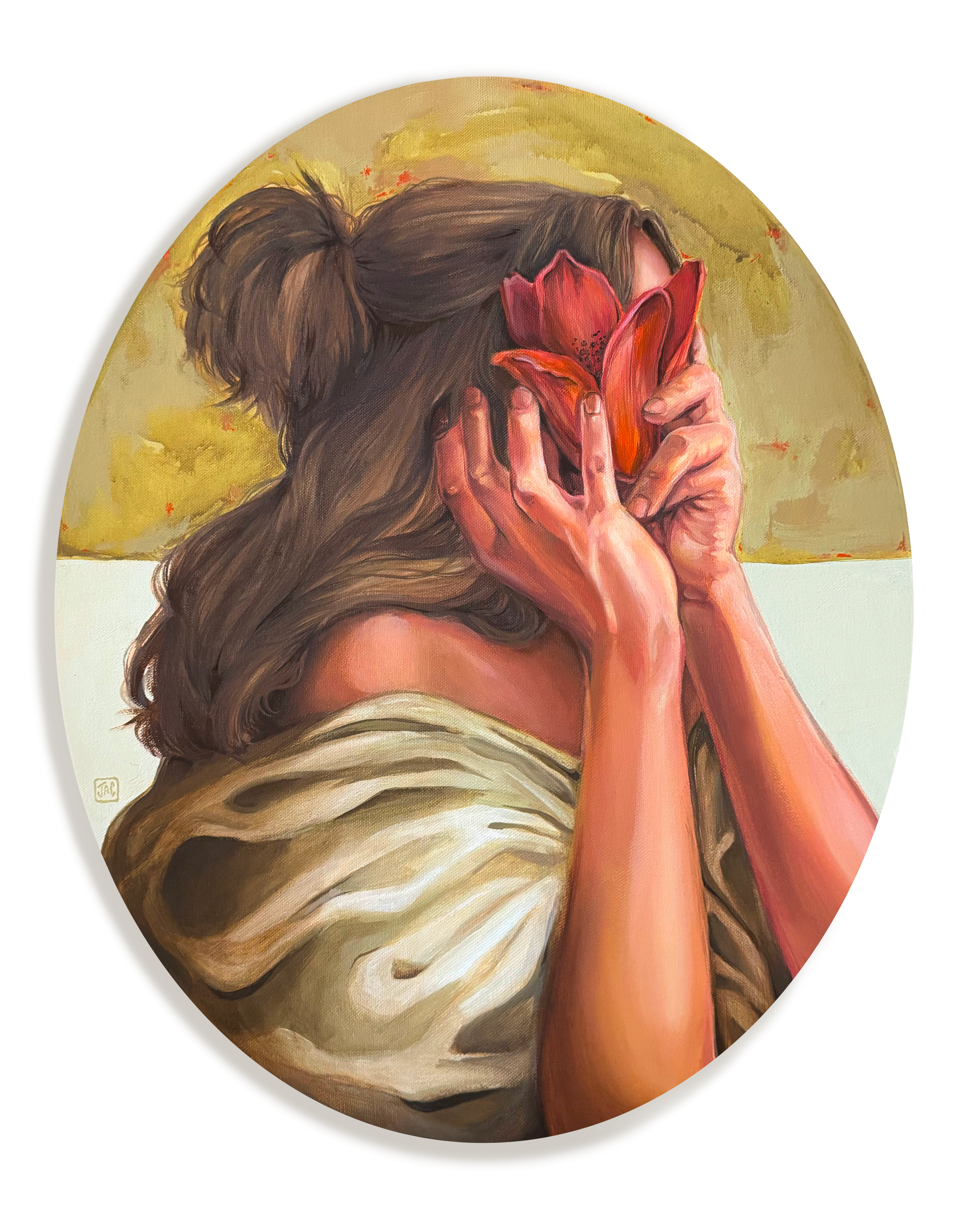 "Summer Lilies Enlivened" Original